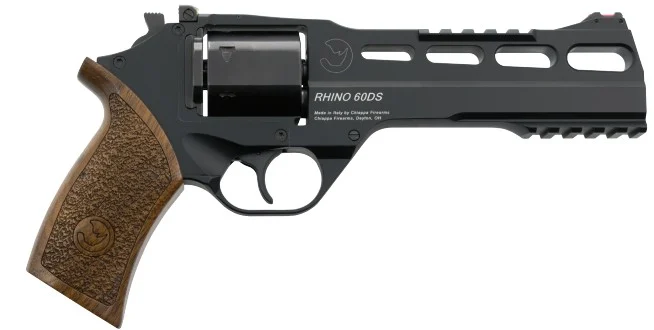 RHINO Rev 60DS 10mm 6" FO Sight Blk/Wood 6-r