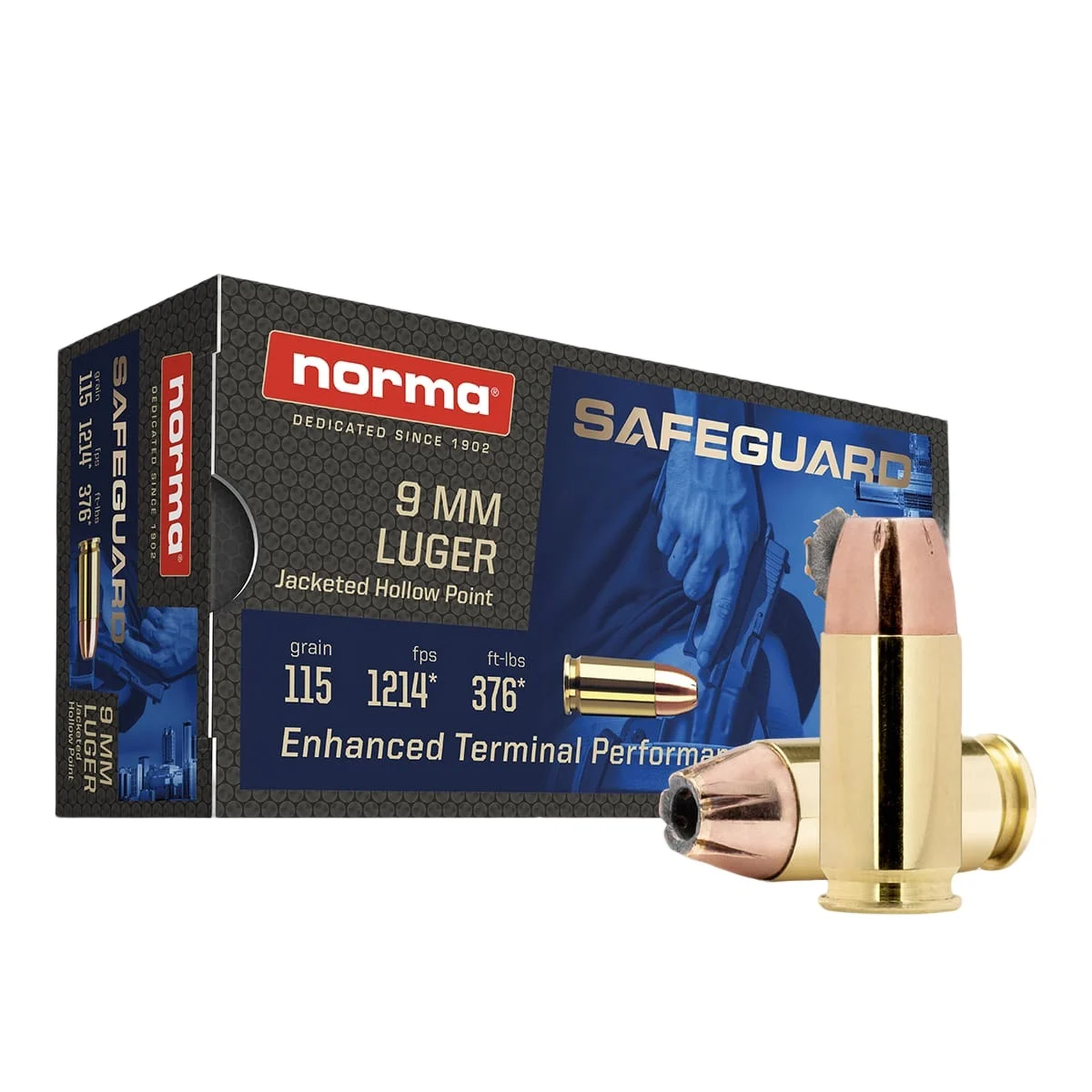 Norma 9mm Luger 115gr – 50rd
