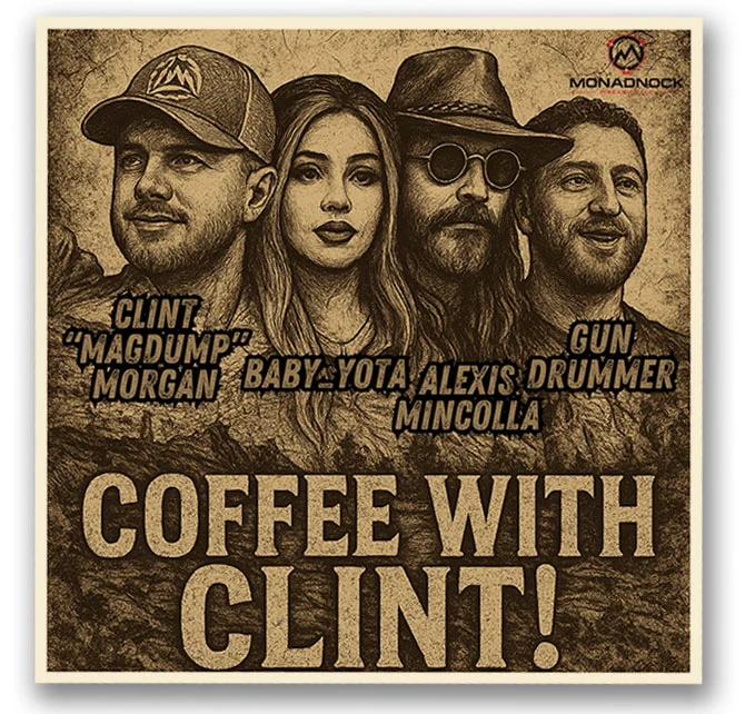 Coffee with Clint Magdump Morgan at Monadnock Firearms 071625 with your favorite Gun Youtubers