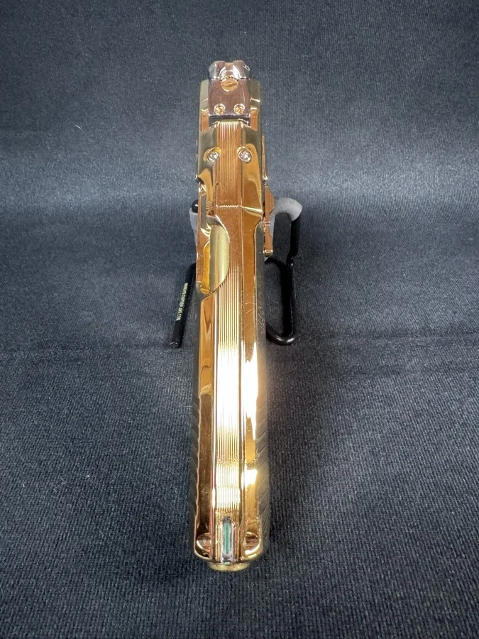 CZ Shadow 2 Blue Custom Nickel Plated with 24k Gold Accents 91257 - Image 3